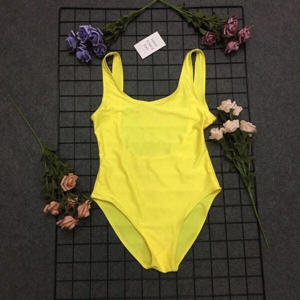 JAMAICA Backless One Piece Swimsuit